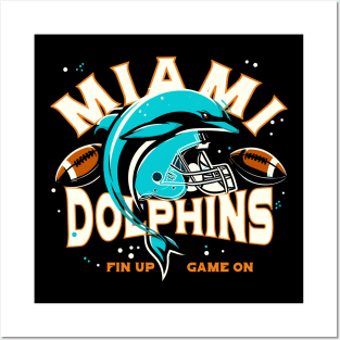 miami dolphins Posters and Art